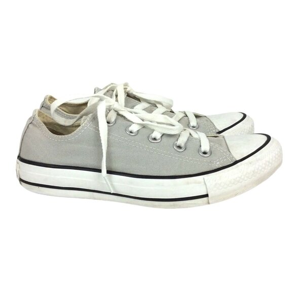 Converse All Star Chuck Taylor Low Top Sneakers Gray Unisex Size Mens 4 Womens 6 - Picture 4 of 7